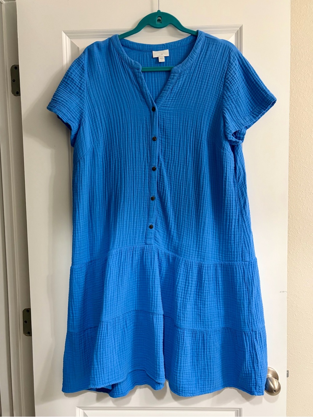 J. Jill Tiered Dress - Petite Large 💙